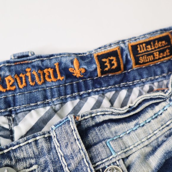 COPY - Rock Revival Walden Slim Boot Cut Jeans- 33 - Picture 11 of 17